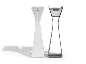 TINK421 - Solar powered aluminium floor lamp by Les Jardins® - view 2